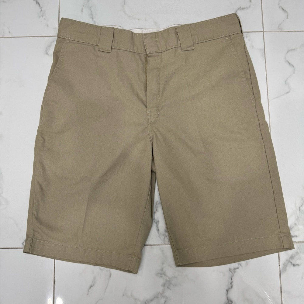Mens dickies Flex 11 inch regular stretch-Twill work shorts waist 34 color sand